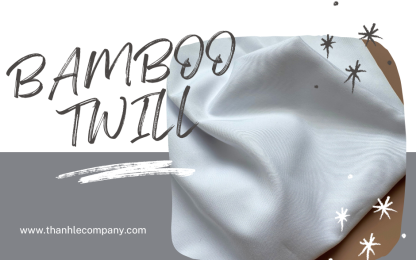 Khám Phá Vẻ Đẹp Thanh Lịch Của Vải Bamboo Twill Cao Cấp
