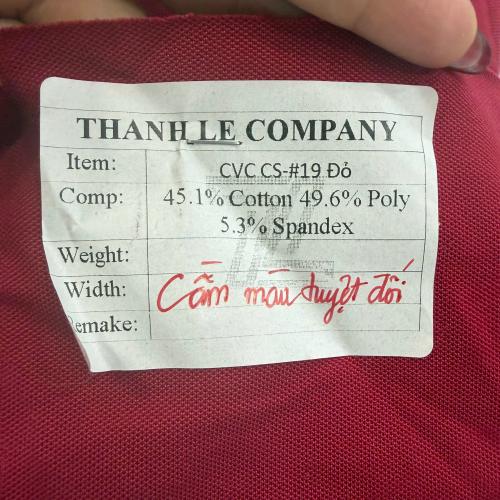 VẢI THUN CÁ SẤU CVC CO GIÃN THANH LÝ